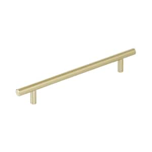 Bar Pulls 7 in. (178mm) Modern Golden Champagne Bar Cabinet Pull (10-Pack)