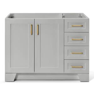 Taylor 42 in. W Vanity Cabinet Only in Grey