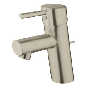 Concetto Single Hole Single-Handle Bathroom Faucet in Nickel Infinity Finish