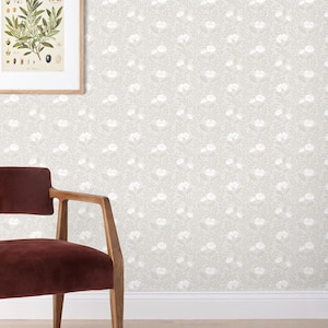 Ava Vine Natural Non-Pasted Wallpaper Roll (Covers 52 sq. ft.)
