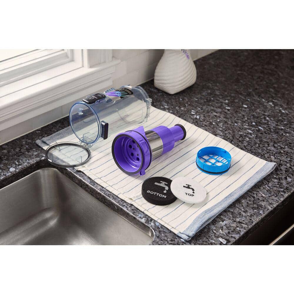 Cordless Purple Stick Vacuum with HEPA Filter for Pets