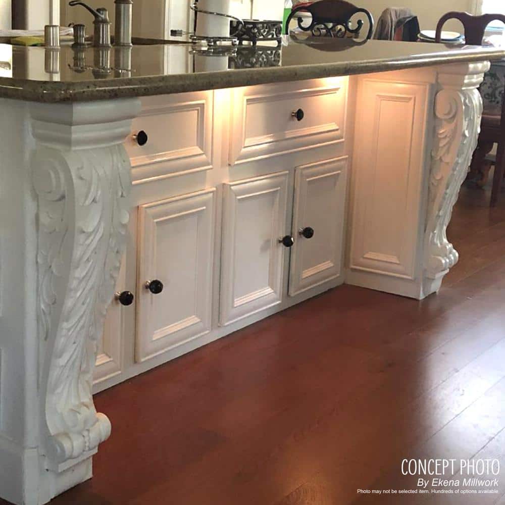 Bulwark 8.5" Rubberwood Decorative Corbel Bracket