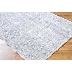 Edmonton Gray/Cream 8 ft. x 10 ft. Traditional Indoor Area Rug