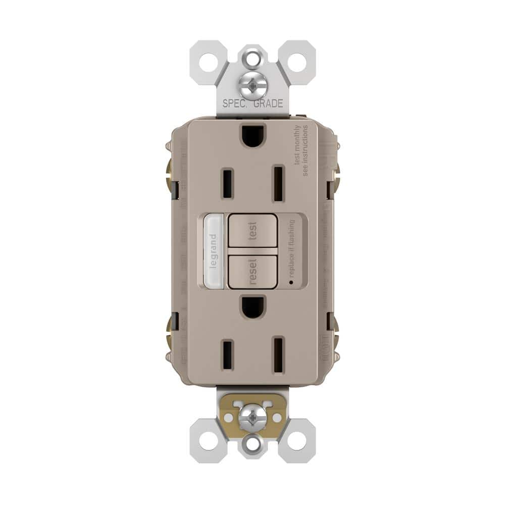 radiant 15 Amp 125-Volt Tamper Resistant Self-Test GFCI Duplex Outlet with Night Light, Nickel price history on PriceWatchPro