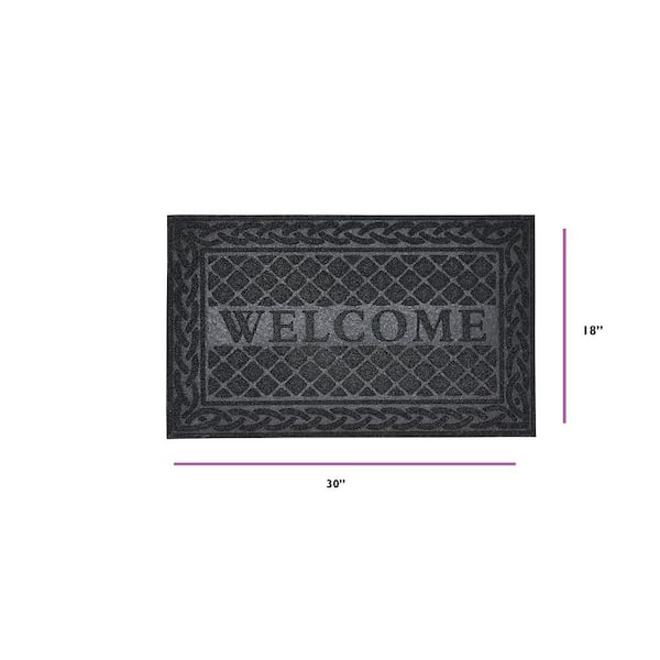 Northlight Black Coir Merry Christmas Doormat 18 X 30, 1 - Fry's