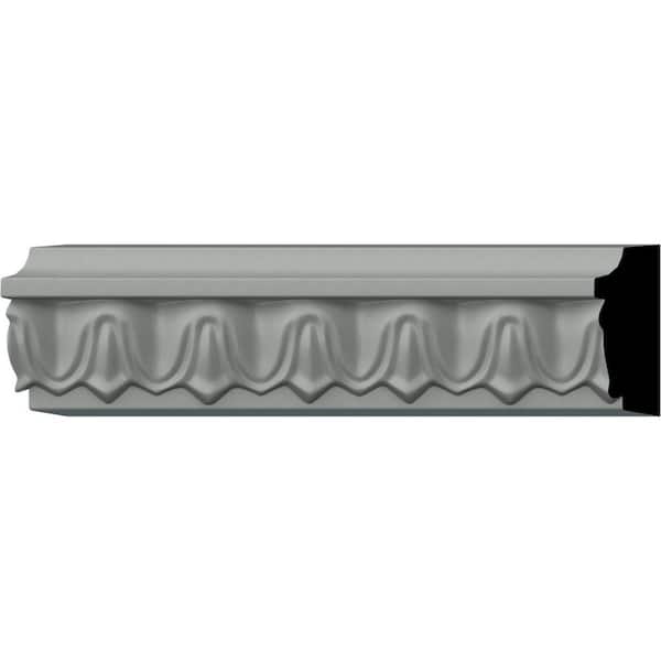 Ekena Millwork SAMPLE - 5/8 in. x 12 in. x 1-3/4 in. Urethane Lanarkshire Panel Moulding