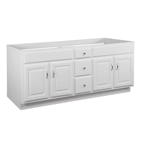 Design House Concord 72 in. W x 21 in. D Bath Vanity Cabinet Only in White Gloss (Ready to Assemble)
