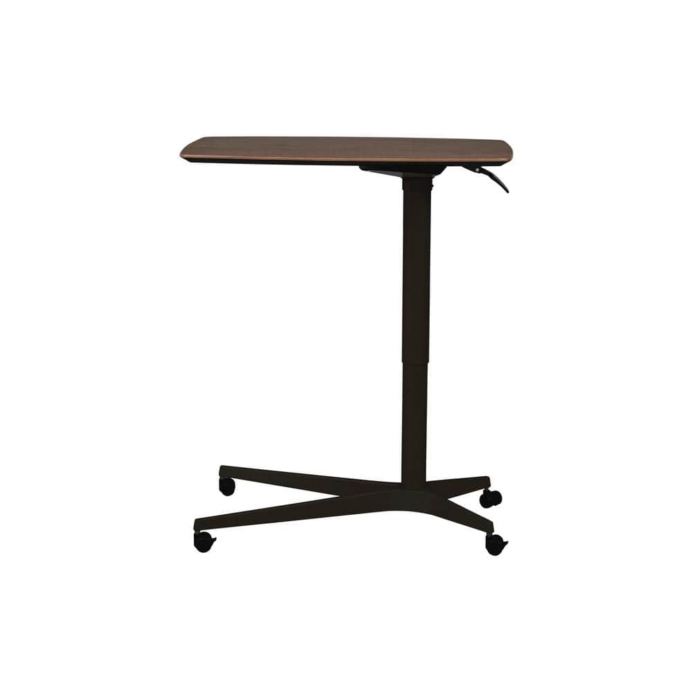PC/タブレット PC周辺機器 Nyhus 27.5 in. Rectangular Walnut / Black Lift Table Laptop Desk with  Locking Casters HD-56690900245 - The Home Depot