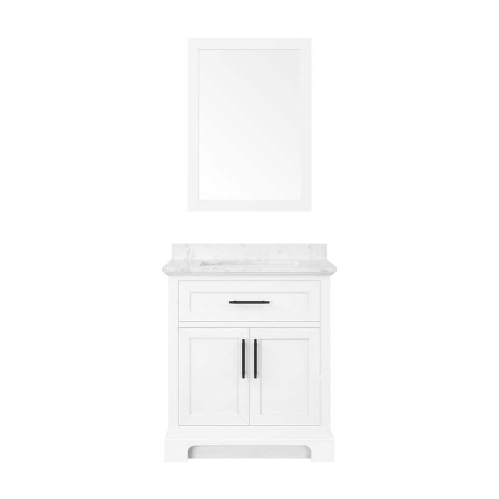 Home Decorators Collection Doveton 30 In W X 19 In D X 3450 In H Single Sink Bath Vanity In 5277