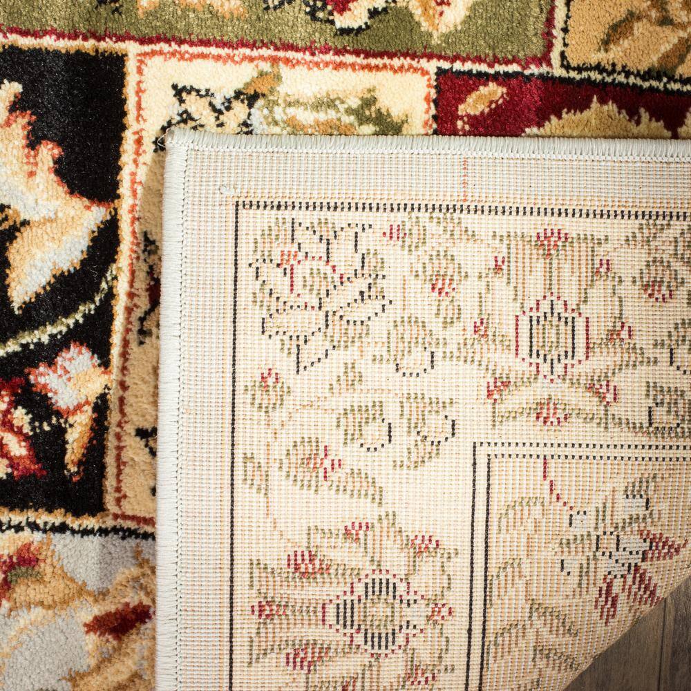 Grey and Multicolor Floral 4' x 6' Synthetic Area Rug