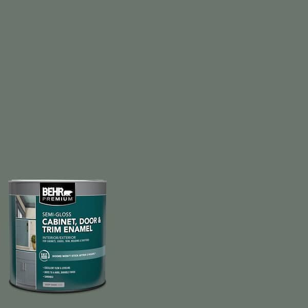 BEHR PREMIUM 1 qt. #PPU12-18 Heritage Park Semi-Gloss Enamel Interior/Exterior Cabinet, Door & Trim Paint