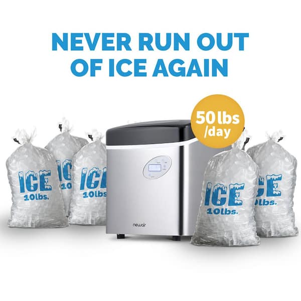 Newair Portable Ice Maker  50 lbs of Ice/Day Countertop Ice Machine