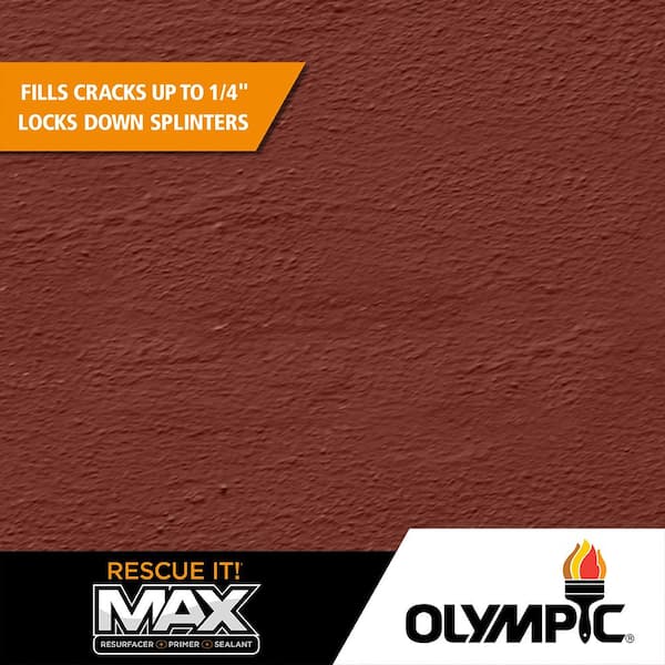 Olympic Rescue It 5 gal. SC-1088 Winning Red Solid Exterior Deck Resurfacer and Primer with Sealer