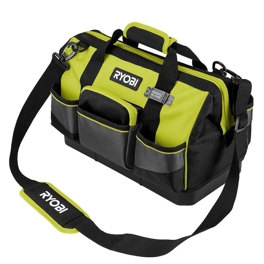 RYOBI 16 in. Tool Bag STS603 - The Home Depot