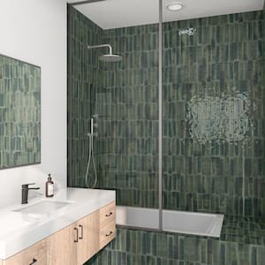 LuxeCraft Emerald 2 in. x 9 in. Glazed Porcelain Wall Tile (543.40 sq. ft./Pallet)