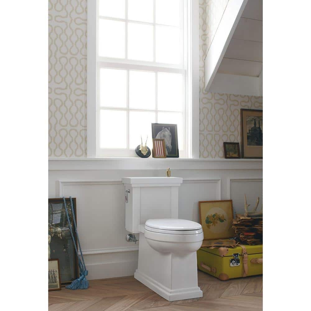 White High Efficiency Comfort Height One-Piece Elongated Toilet