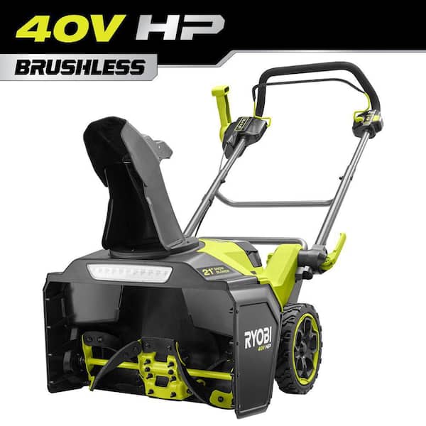 40V HP Brushless 21 in. Single-Stage Cordless Electric Auger Propelled Snow Blower