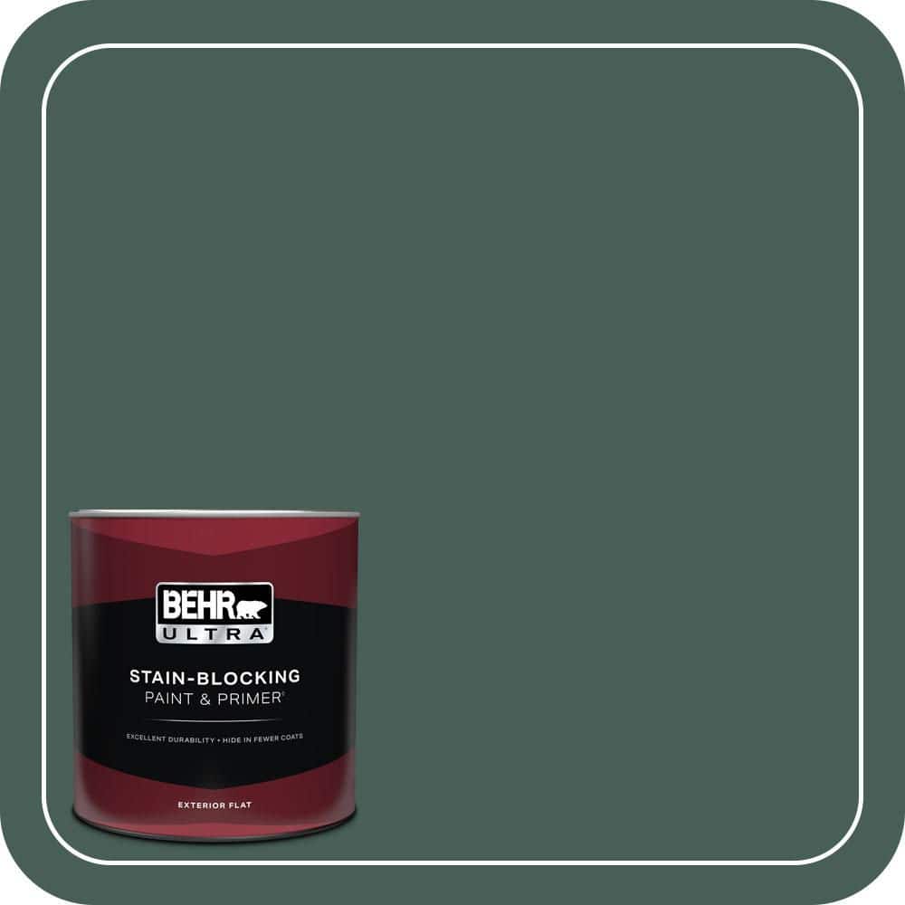 1 qt. #M440-7 Rainforest Flat Exterior Paint & Primer price history on PriceWatchPro