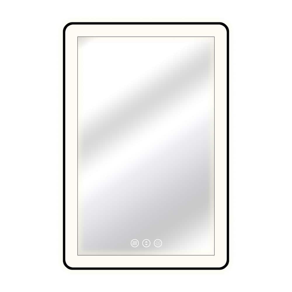 M22 Serie 24 in. W x 36 in. H Rectangular Framed with Tri Color Wall Mount 