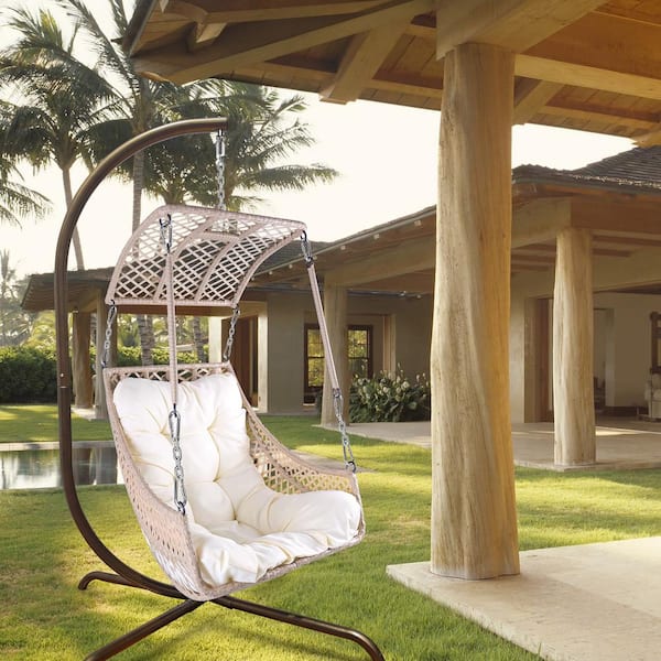 Reclining garden on sale swing seat