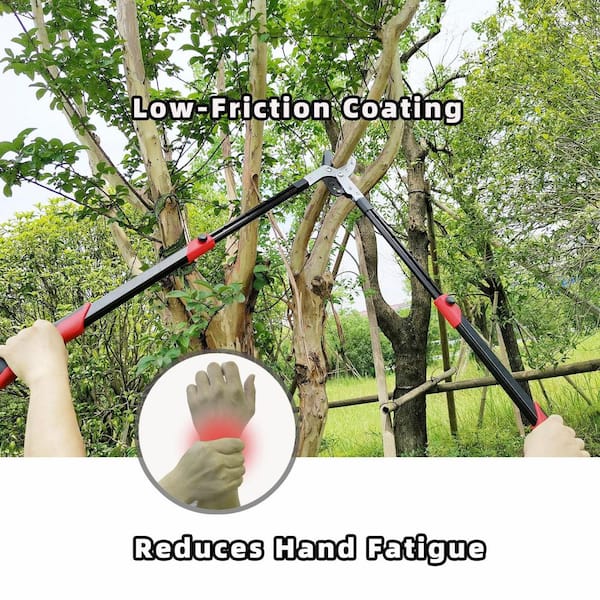 28-41 in. Garden Shears Set Heavy Duty Anvil Loppers, 2 in