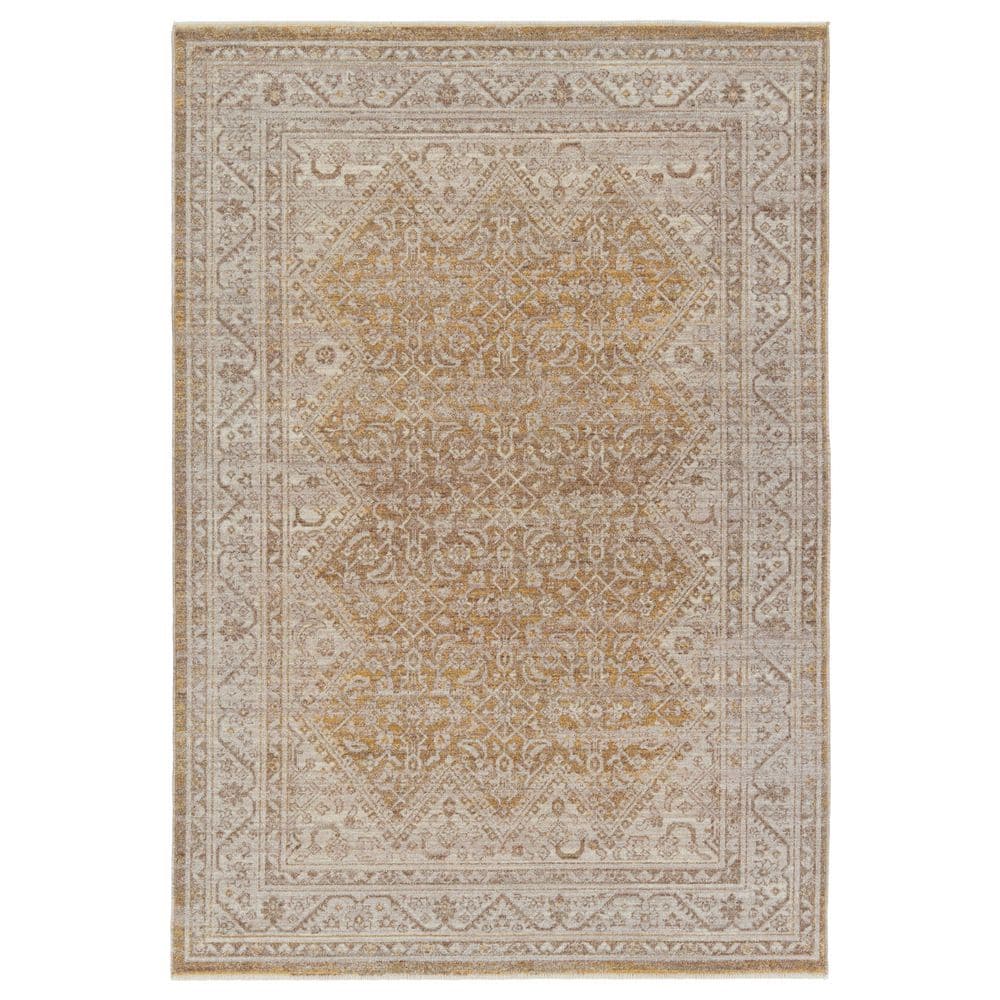 Handmade Harriet Medallion 8' x 10' Gray Synthetic Area Rug