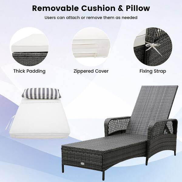 Rattan discount lounger covers