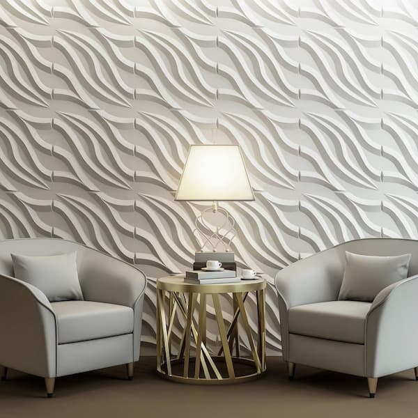 Abstract 3D Decorative Modern Pattern of the Outer Wall for