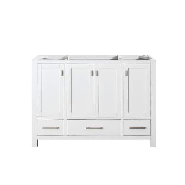 Avanity Modero 48 in. Bath Vanity Cabinet without Top in White