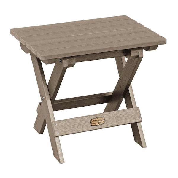 Highwood The Essential Folding Rectangular Plastic Side Table