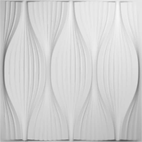 Ekena Millwork 19 5/8 in. x 19 5/8 in. Willow EnduraWall Decorative 3D Wall Panel