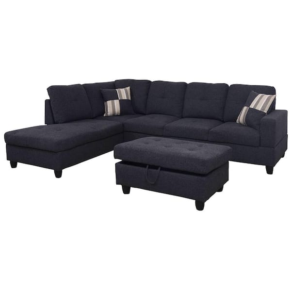 Small Leather Sofa With Chaise Lounge, Small Leather Sofa With Chaise Lounge