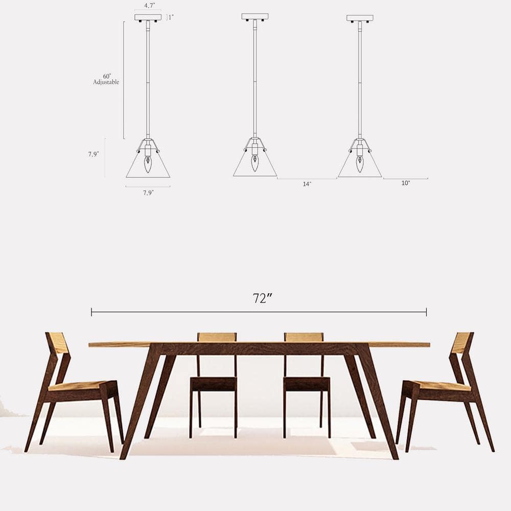 Brass and Gold Bell Pendant Light with Frosted Glass Shade