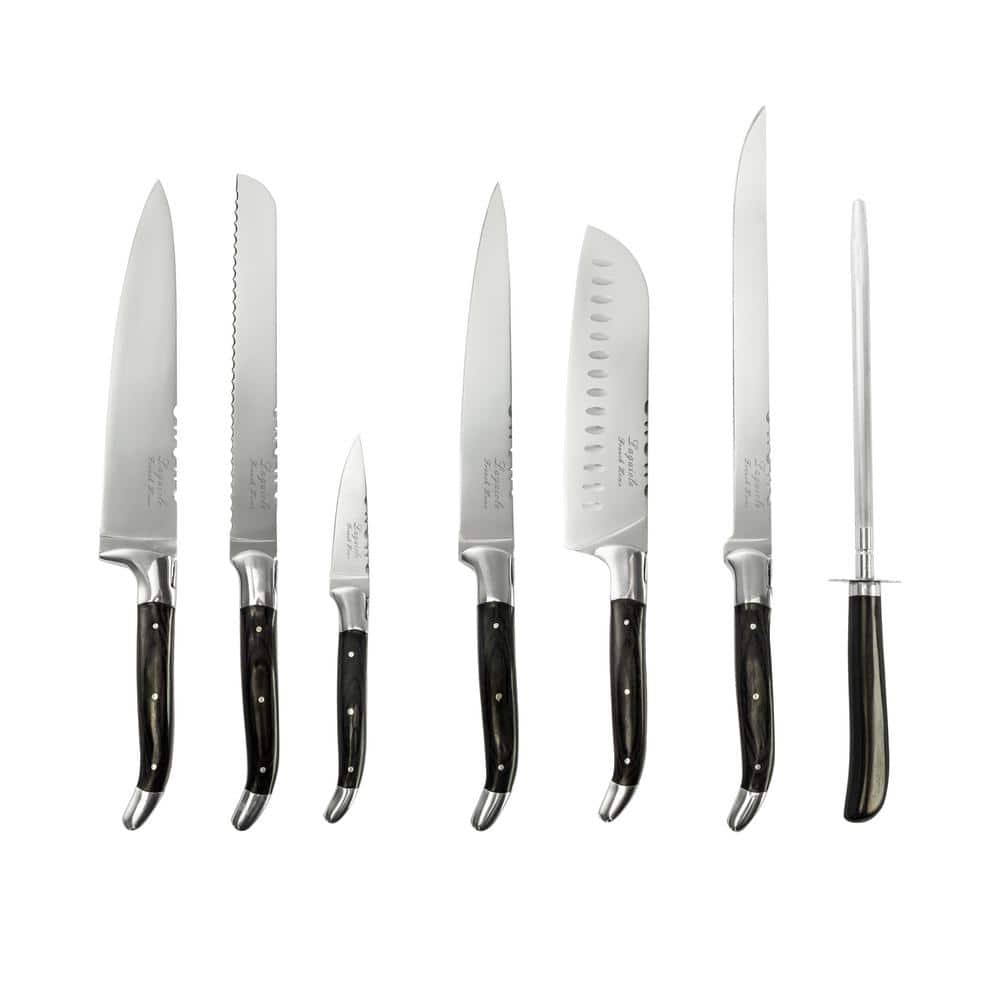 French Home Laguiole Connoisseur Assorted Wood 7 Piece Steak Knife Set -  Yahoo Shopping