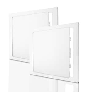 12 in. x 12 in. Plastic Drywall Access Panel in White (2-Pack)