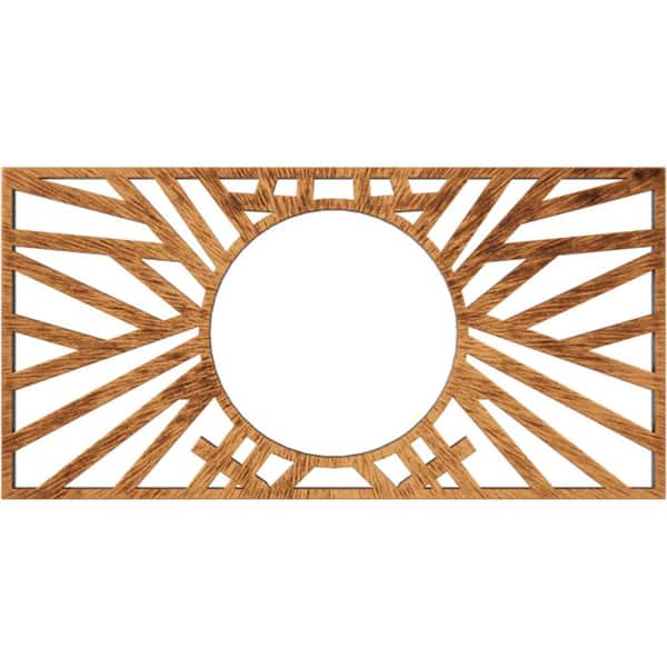 Ekena Millwork 1 in. x 36 in. x 18 in PVC Medallion Moulding