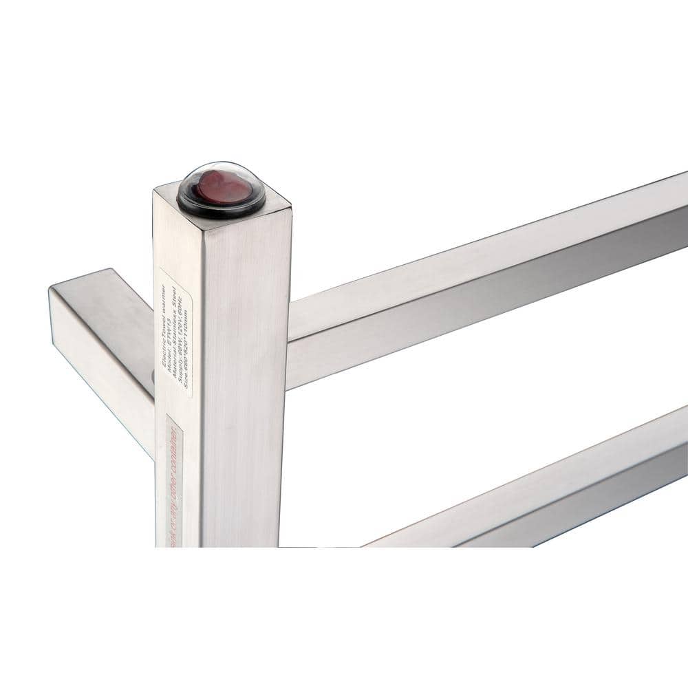 Charles Series Brushed Nickel Wall Mounted Electric Towel Warmer