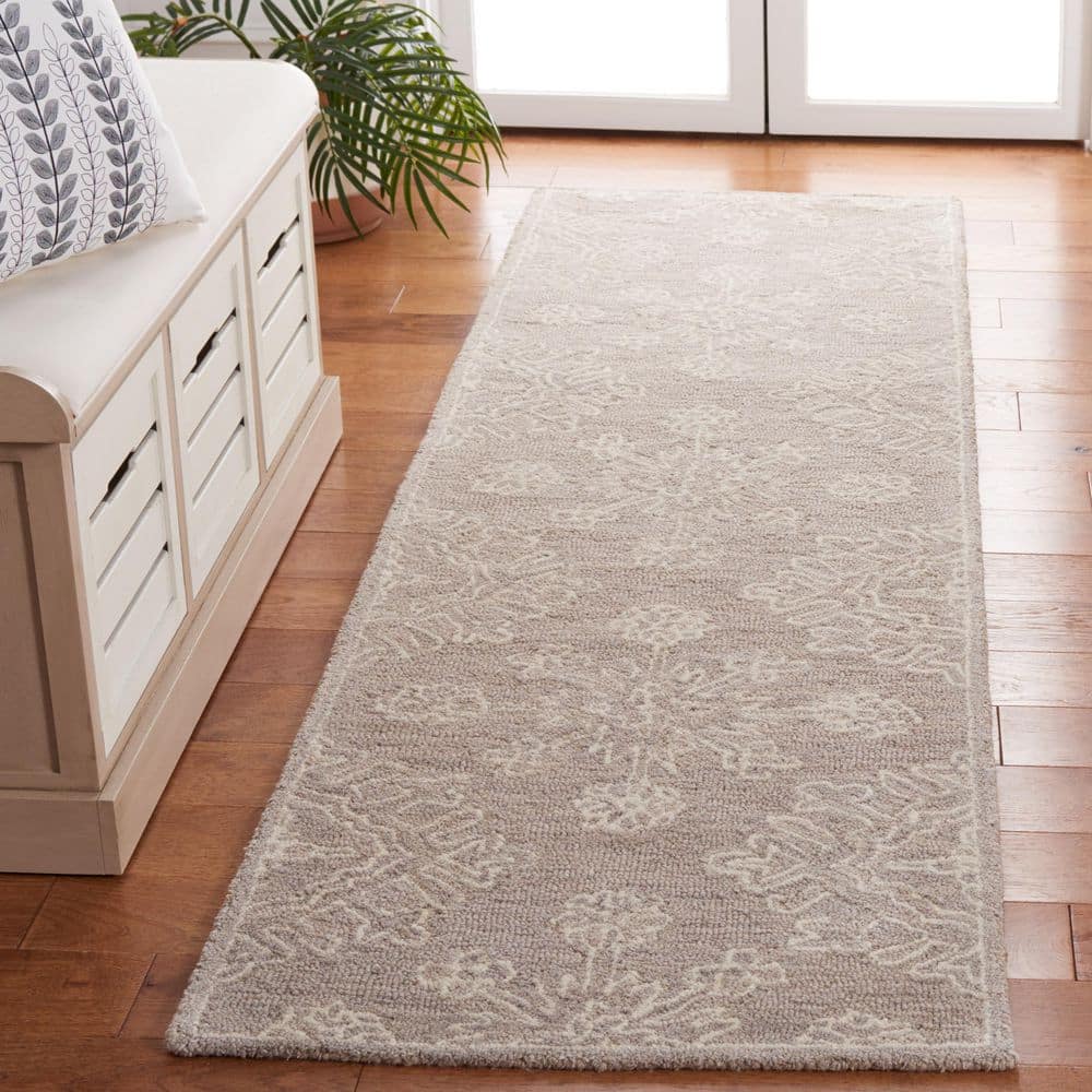 Blossom 2 ft. x 8 ft. Light Beige Floral Diamond Geometric Runner Rug price history on PriceWatchPro