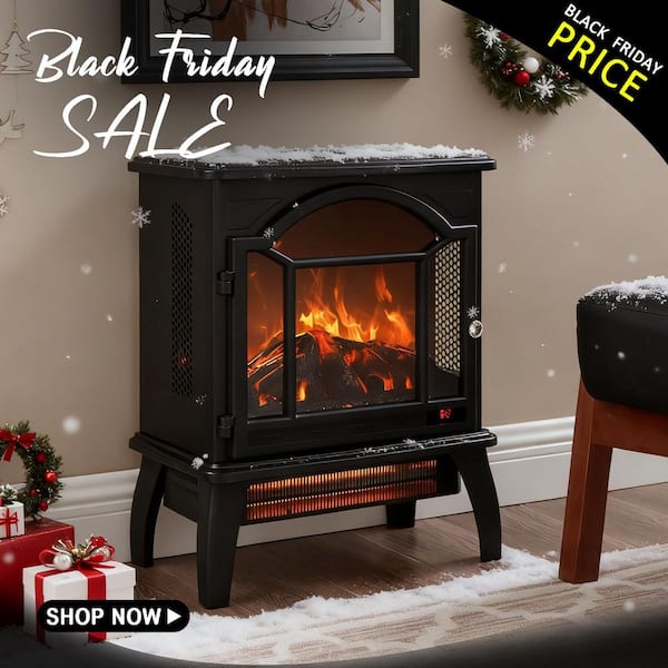 400 sq. ft. 18 in. Electric Stove with Remote