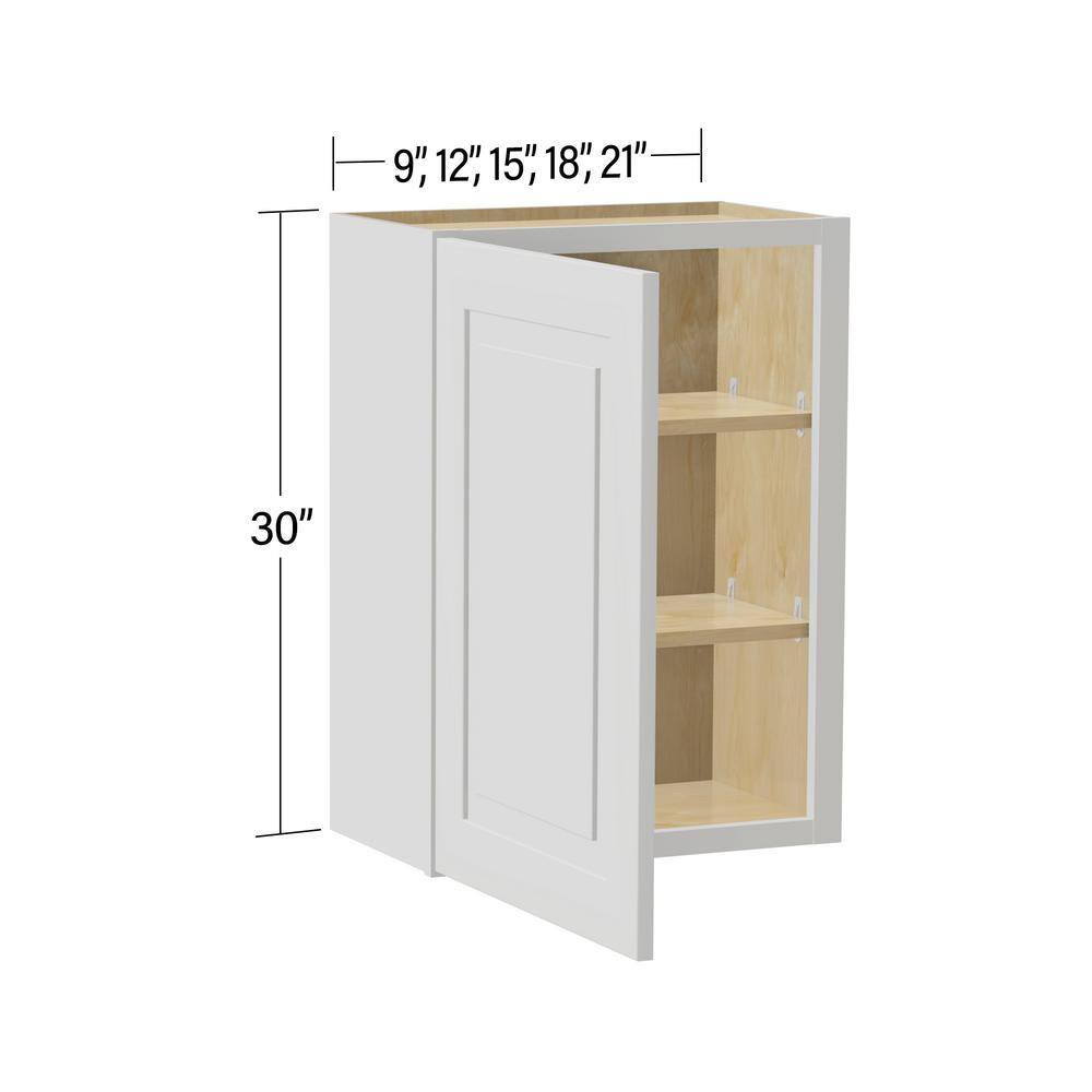 Grayson 18 in. W x 12 in. D x 30 in. H Assembled Plywood Wall Kitchen Cabin