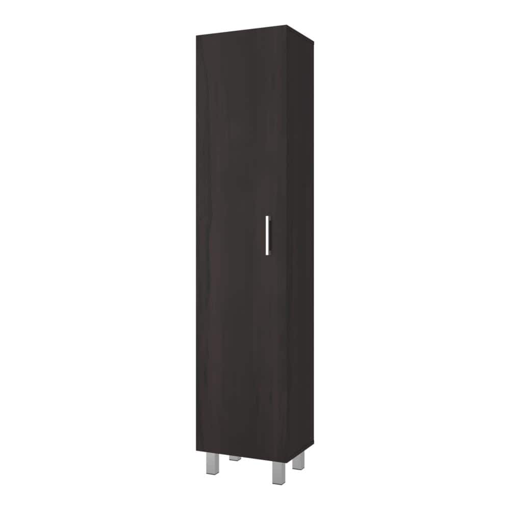 Storage Cabinet Molekeede Orquidea - Brown Finish, Lockable 4-Shelf Cabinet for Laundry, Garage or Kitchen price history on PriceWatchPro