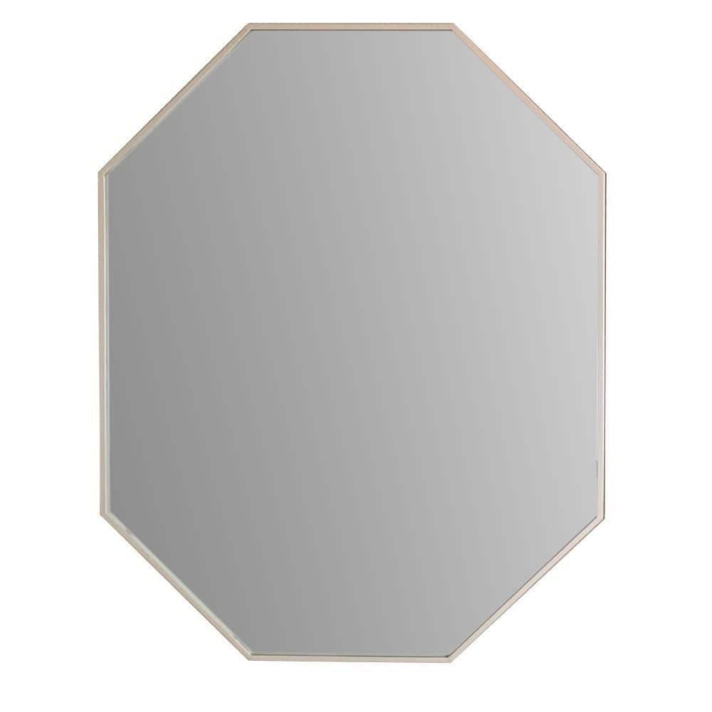 Bellaterra Home 23.5 in. W x 30.5 in. H Octagon Metal Framed Wall