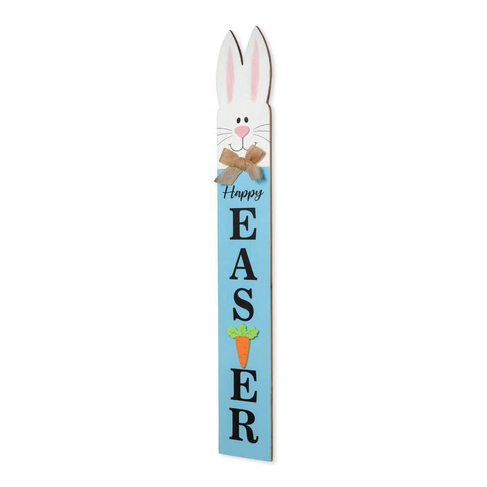 42 in. H Wooden Double-Sided Easter Welcome Porch Sign with Bunny Ears price history on PriceWatchPro
