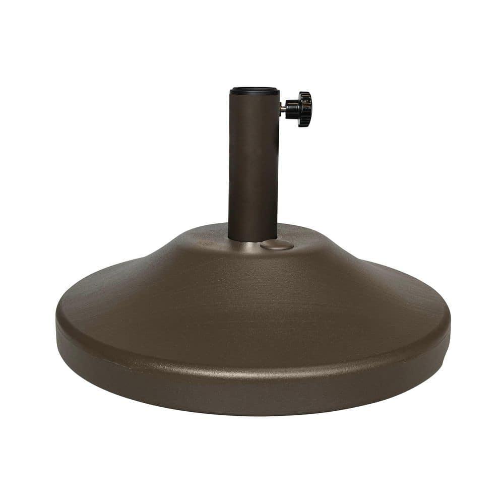 19 in. Fillable Patio Umbrella Base for Outdoor Patio Tables in Bronze price history on PriceWatchPro