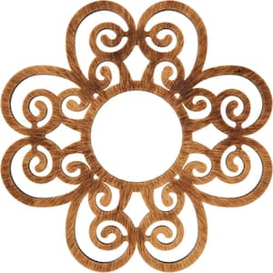 3/4 in. x 22 in. x 22 in. Cohen Architectural Grade PVC Peirced Ceiling Medallion Moulding