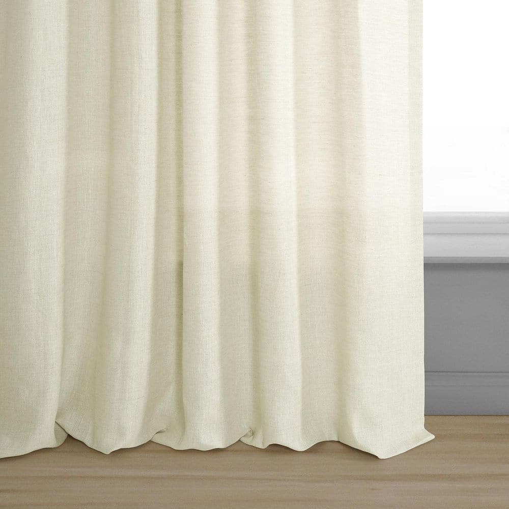 Antique Lace 96" Sheer Cotton Linen Rod Pocket Curtains