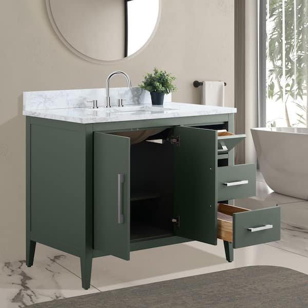 Vanity Art 42 in. W x 22 in. D x 34 in. H Single Sink