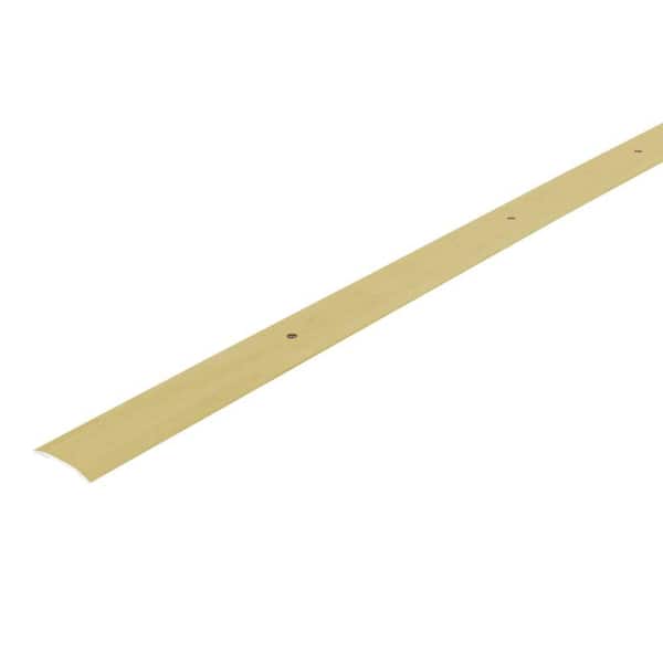 1-1/4""X 144" SATIN BRASS ALUMINUM SEAM BINDER HAMMERED
