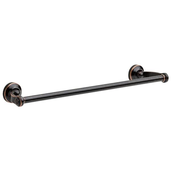 Delta Blalock 18 in. Towel Bar in Venetian Bronze with Copper Reveal