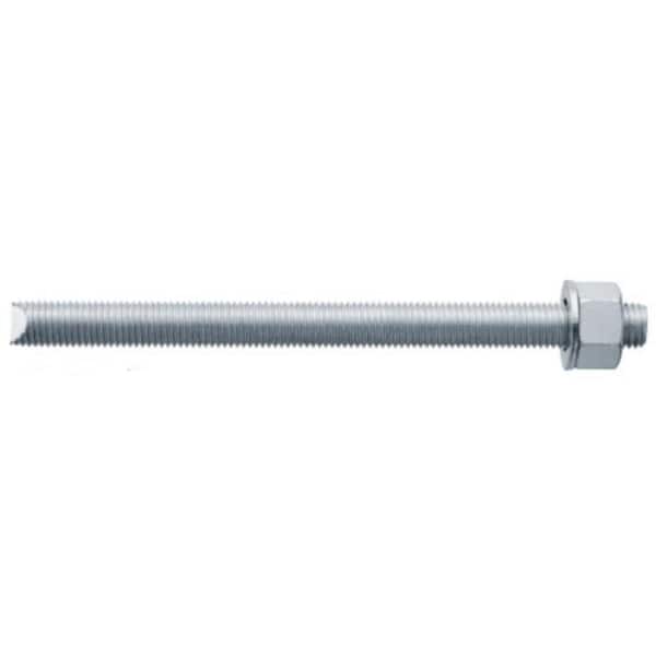 3/8 in. x 4-3/8 in. HAS-E Threaded Steel Rods (10-Piece)